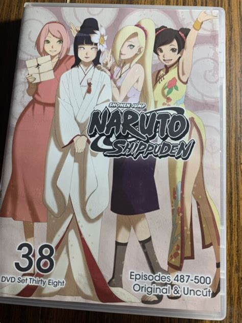 Naruto Shippuden Uncut Set 38 Dvd Episodes 487 500 Thirty Eight E5 For