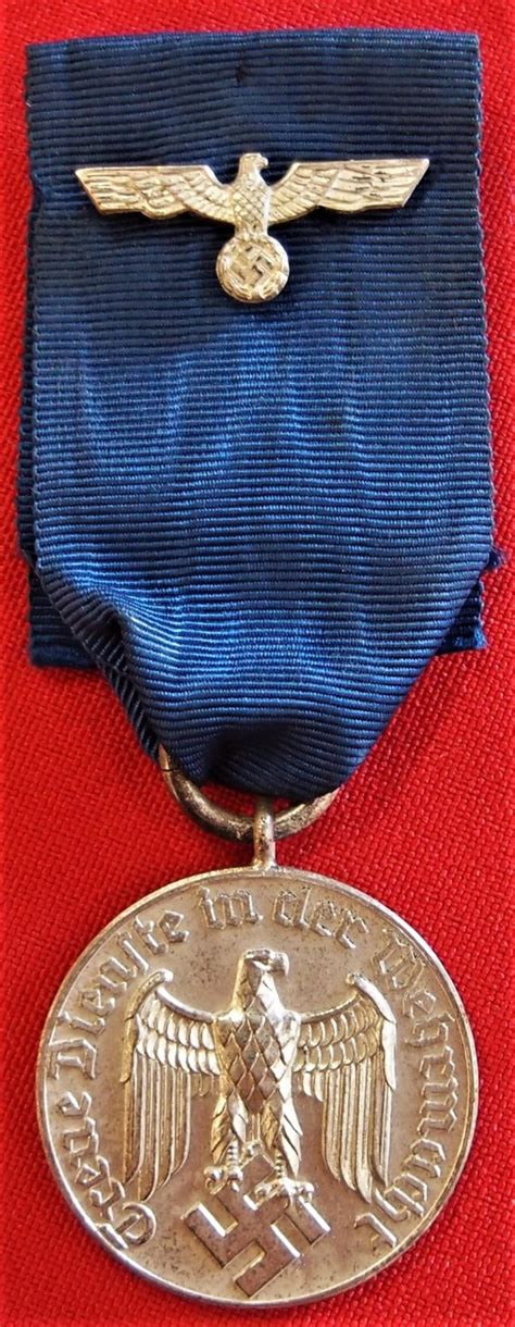 Sold Nazi Germany Ww2 Era Army 4 Year Service Medal Jb Military