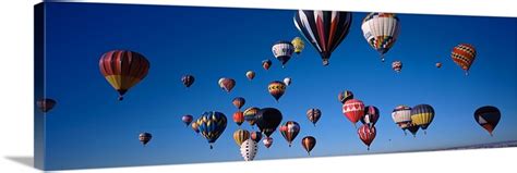 Hot Air Balloons Floating In Sky Albuquerque