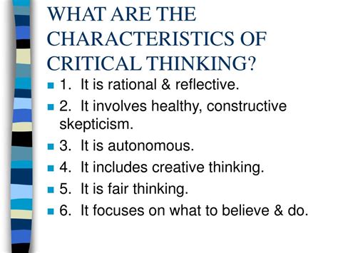 Ppt Critical Thinking Powerpoint Presentation Free Download Id1129751