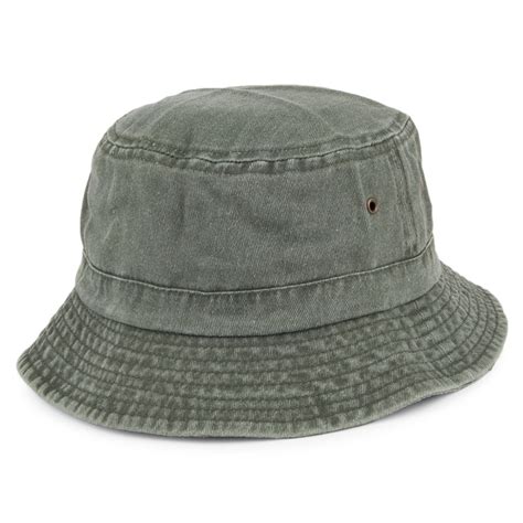 Hats Cotton Bucket Hat Olive Hatroomeu