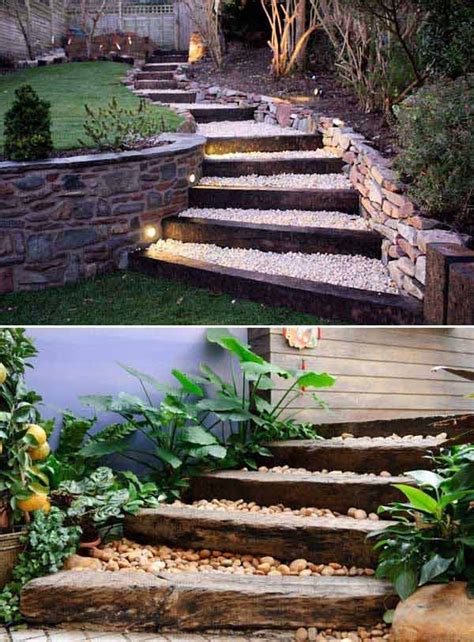 Adding Diy Steps And Stairs To Your Garden Or Yard Is A Great Way To
