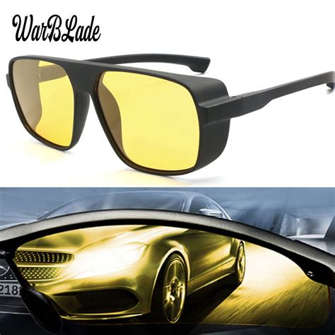 Night Vision Glasses For Headlight Polarized Driving Sunglasses Yellow Lens Uv400 Protection