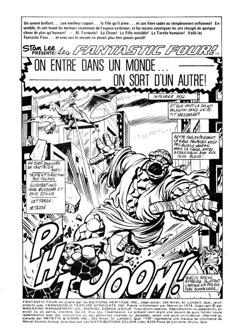 Fantastic Four Éditions Héritage Bd Informations Cotes Page 5