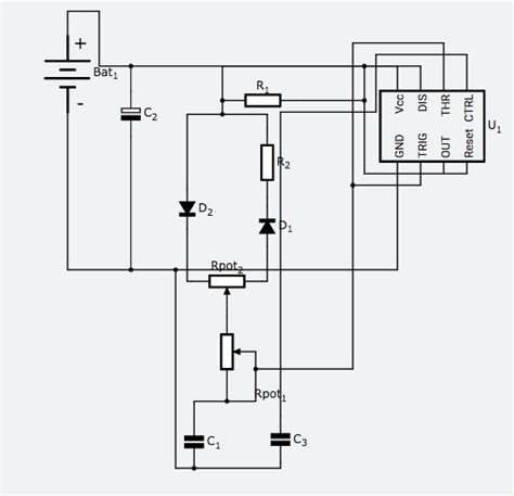 White Led Driver Circuit Using 555 Timer Ic Circuit Diagram