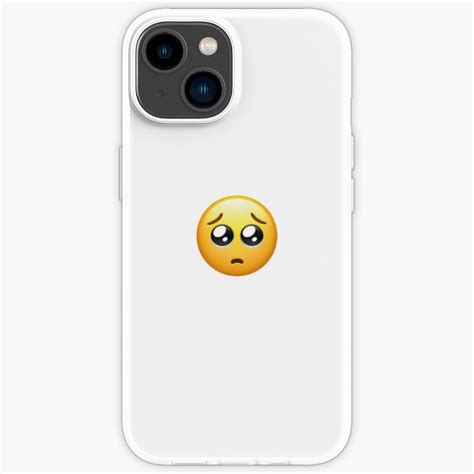 Pleading Face Emoji Iphone Case For Sale By Emooji Redbubble