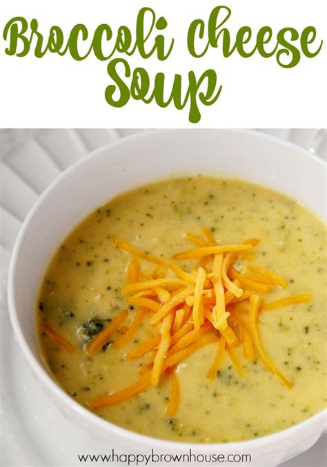 Easy Homemade Broccoli Cheese Soup