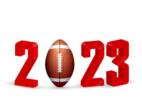 Premium Vector New 2023 Football