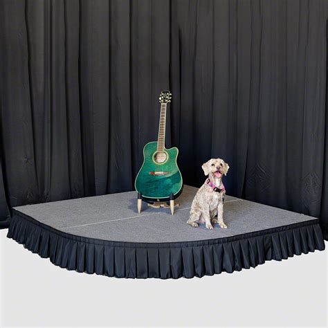 6x6 Rounded Corner Portable Stage Package Stagedrop