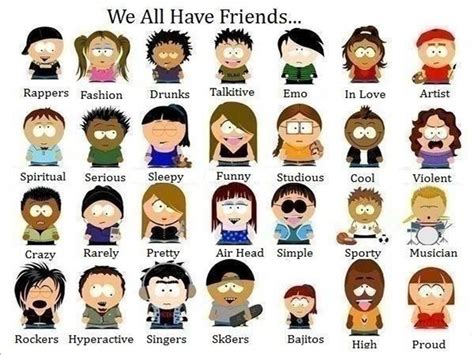 Maybe you would like to learn more about one of these? Tag your Facebook friends as South Park characters
