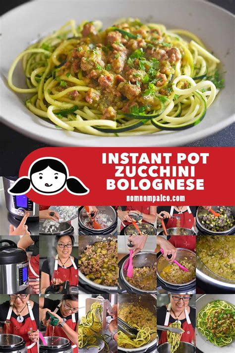 How to steam zucchini instant pot. Instant Pot Zucchini Bolognese - Nom Nom Paleo®