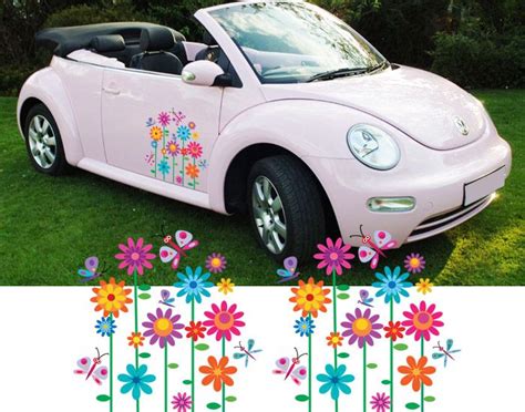 Floral Vinyl Decals For A Stylish Car