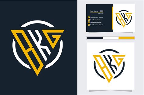 Initial Letter Bkg Triangle Modern Logo Graphic By Master Design