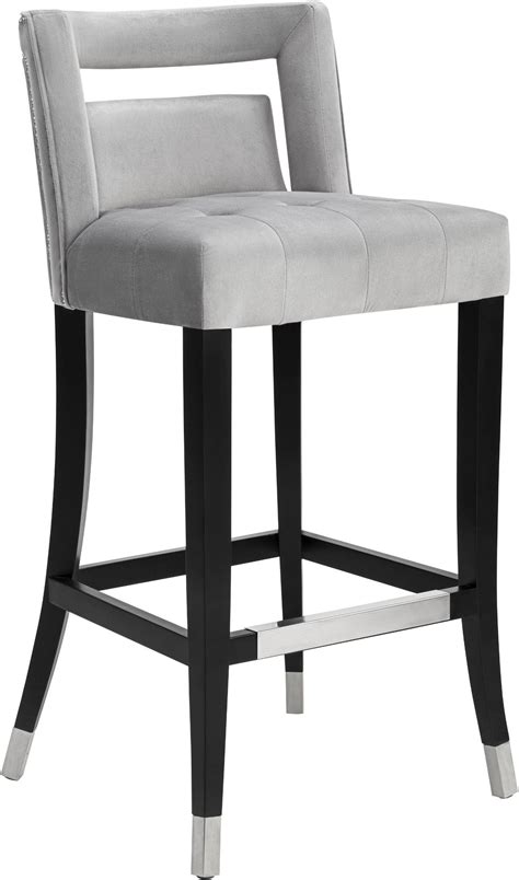 Browse a large selection of leather counter stools for sale, including backless and swivel bar stools in a variety of colors, materials and designs. Hart Grey Velvet Counter Stool from TOV | Coleman Furniture