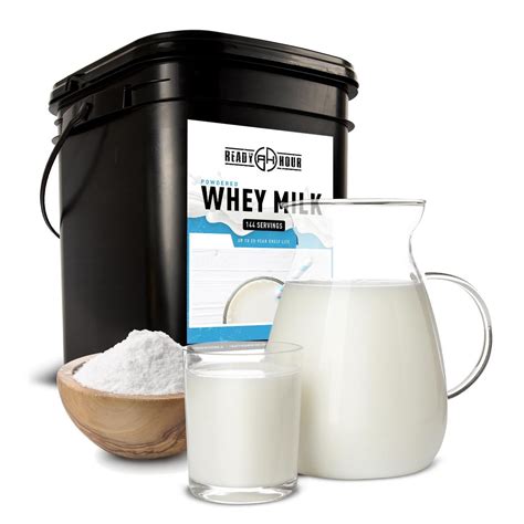 Powdered Whey Milk Bucket 144 Servings 9 Pk My Patriot Supply