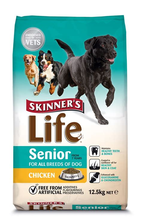 Skinners Life Senior Chicken 125kg Skinners Dog Food Farm And Pet Place