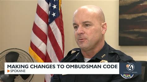 Making Changes To Ombudsman Code Following Spokane Police Chief
