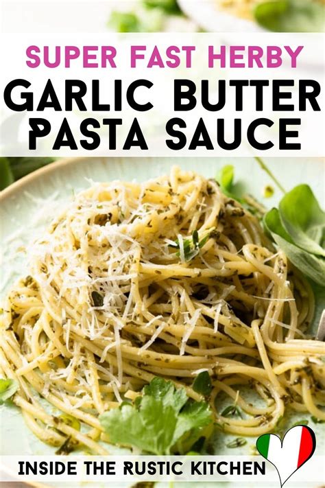 Garlic Butter Sauce Recipe For Pasta New Recipes