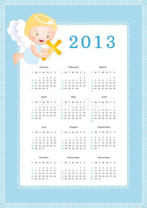 Calendar 2013 Stock Illustrations 2866 Calendar 2013 Stock