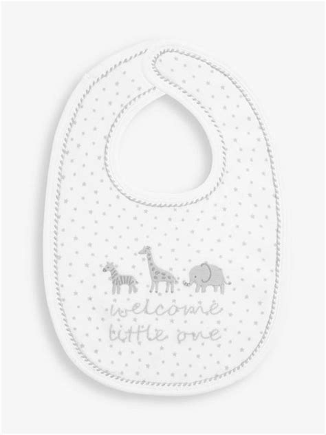Buy Jojo Maman Bébé Welcome Little One Embroidered Bib From The Jojo
