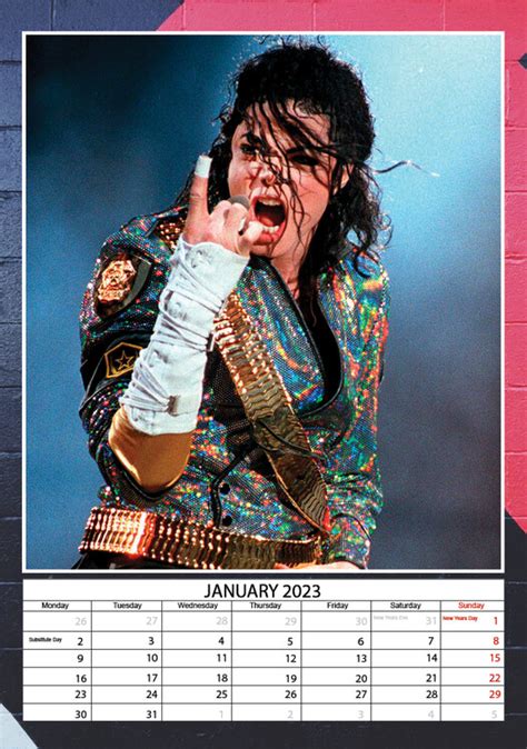 Michael Jackson Wall Calendars 2023 Buy At Europosters