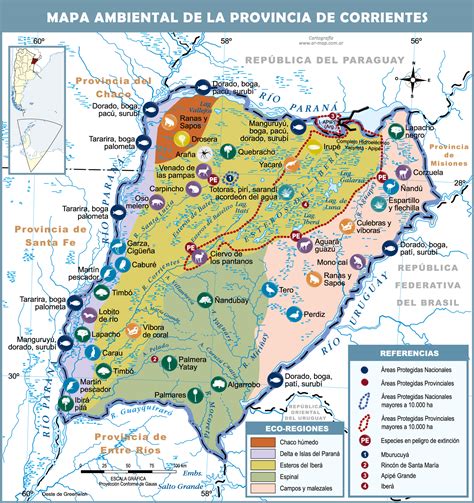 Corrientes Map