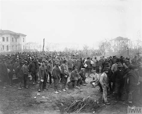 A Group Of Liberated Italian Prisoners And Refugees World War One