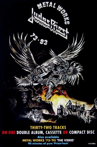 Judas Priest 1993 Promoplakat Metal Works Poster