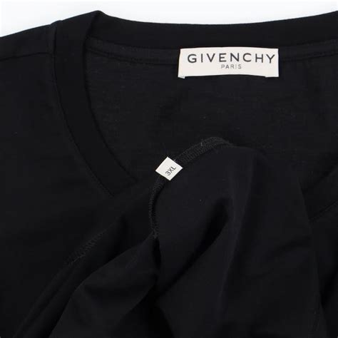 Givenchy Black Embroidered Refracted Logo T Shirt Grailed