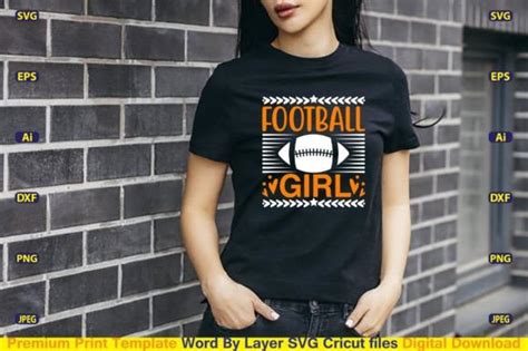 48 Football Girl Svg Designs And Graphics