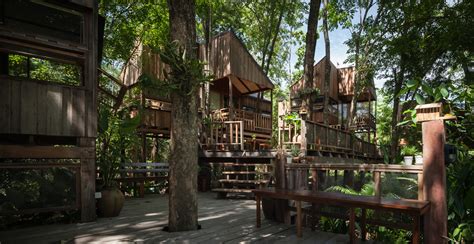 Delightful Treehouse Residence Weaves Through A Forest In Thailand