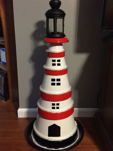 20 Diy Clay Pot Lighthouses That Are Truly Works Of Art In 2022
