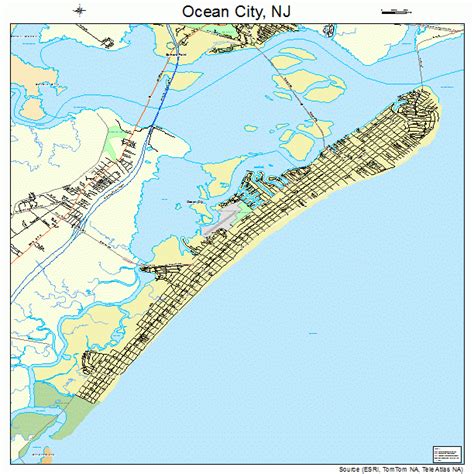 Map Of Ocean City Nj Maping Resources