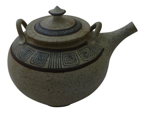 Mid Century Modern Studio Art Pottery Teapot Chairish