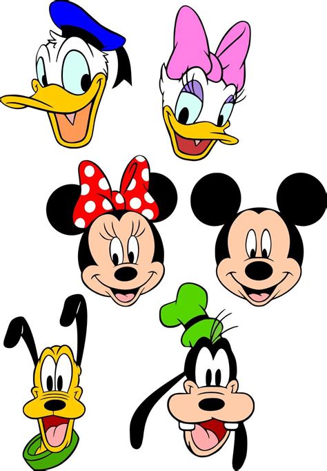 Mickey And Friends Svg File Etsy Mickey Mouse Cartoon Mickey Mouse