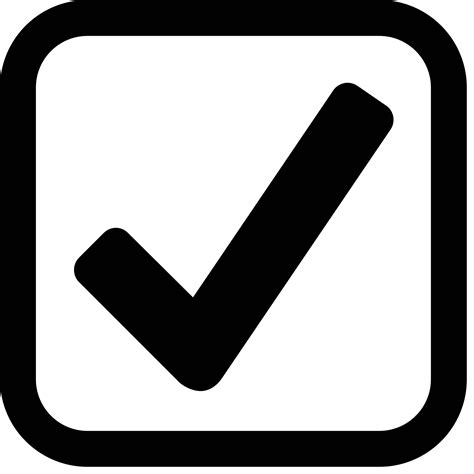 Check Mark Computer Icons Checkbox Emoticon Clip Art Rounded Png My