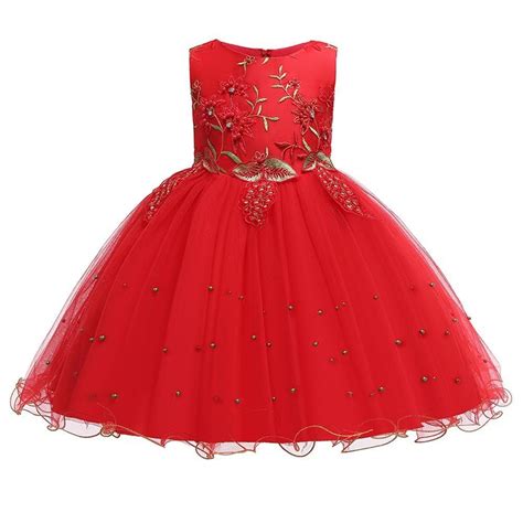 Product Title Girls Party Wedding Dress Princess Dress Embroidered
