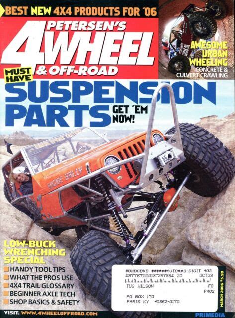 Petersens 4 Wheel And Off Road Magazine March 2006 Must Have Suspension