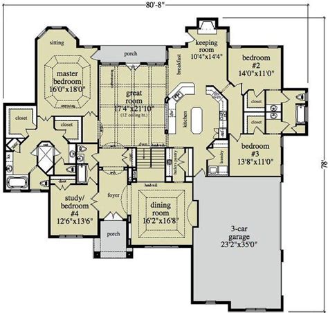 Open Ranch Style Floor Plans Ranch House Plans Generally