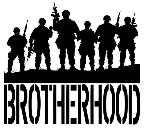 Decals Soldier Silhouette Military Tattoos Brotherhood