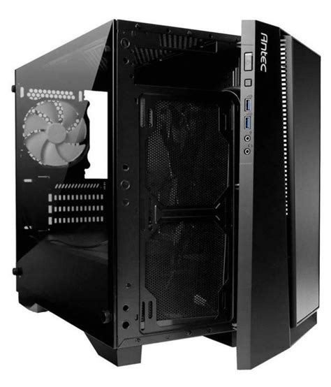 Antec ANTEC P6 Gaming Micro ATX Mid Tower Computer Case with Glass Side ...