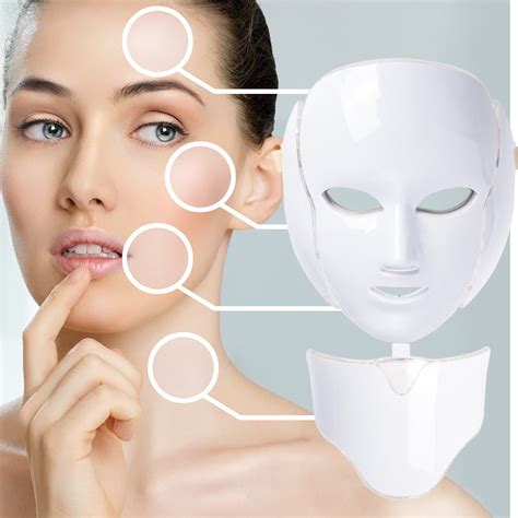 Led Facial Mask Skin Rejuvenation Therapy Device Photon Light Mask