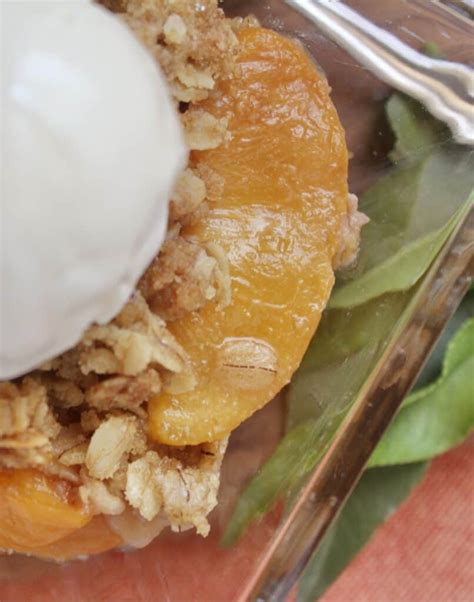 Peach Crisp Using Fresh Canned Or Frozen Peaches Christina S Cucina