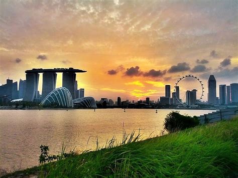 Sunset In Singapore Singapore
