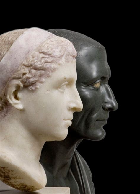 Portraits Of Gaius Julius Caesar And Cleopatra Vii Altes Museum