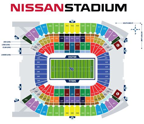 Tennessee Titans Stadium Seating Map Elcho Table