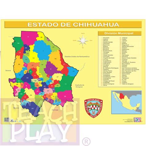 Álbumes 90 Imagen De Fondo Mapa Del Estado De Chihuahua Con Nombres