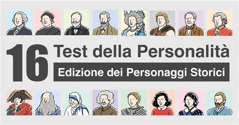 Test Delle 16 Personalità Edizione Dei Personaggi Storici Gratuito