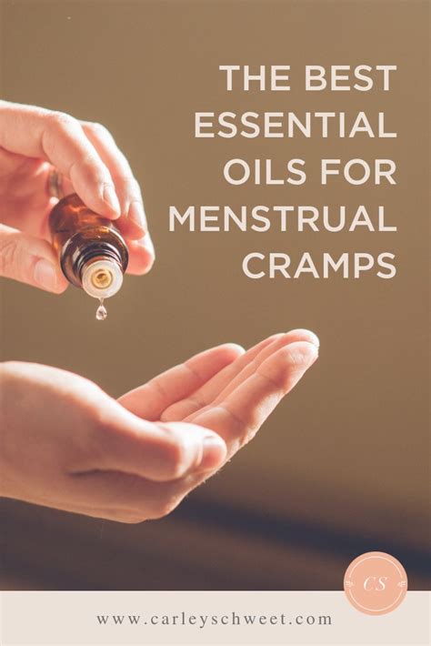 Essential Oils For Menstrual Cramps Pms Carley Schweet Menstrual Cramp Relief Essential