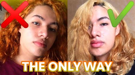 Then we used bleaach all over blonde kit. HOW TO FIX ORANGE BRASSY HAIR | 4 Solutions For Bleached ...